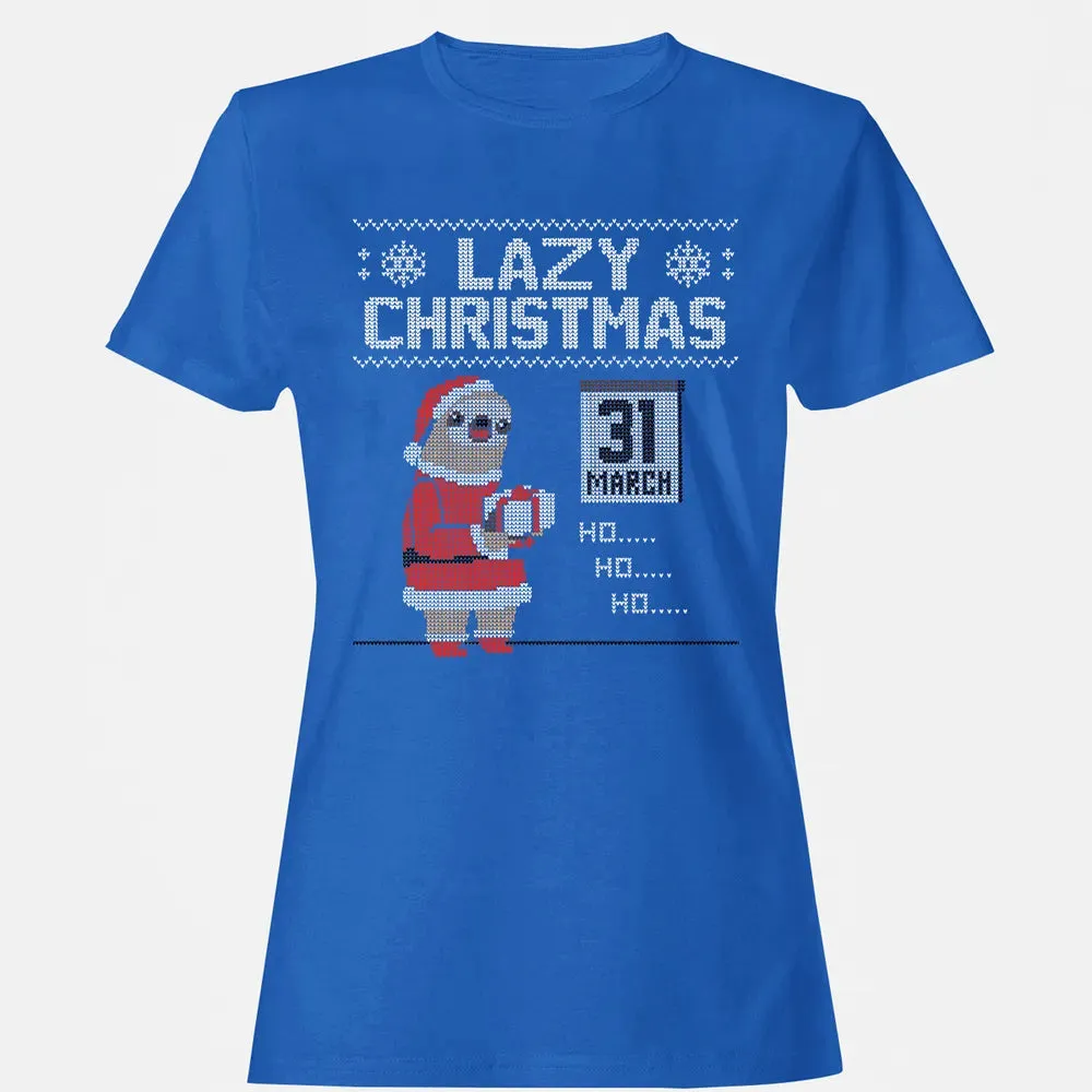Lazy Christmas Women's T-shirt - 14