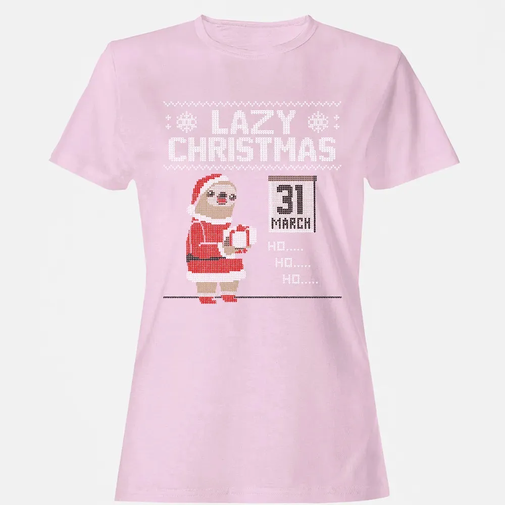Lazy Christmas Women's T-shirt - 9