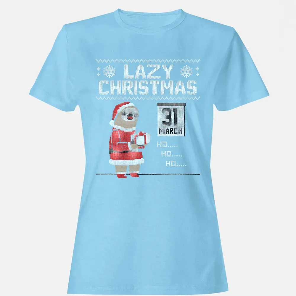 Lazy Christmas Women's T-shirt - 8
