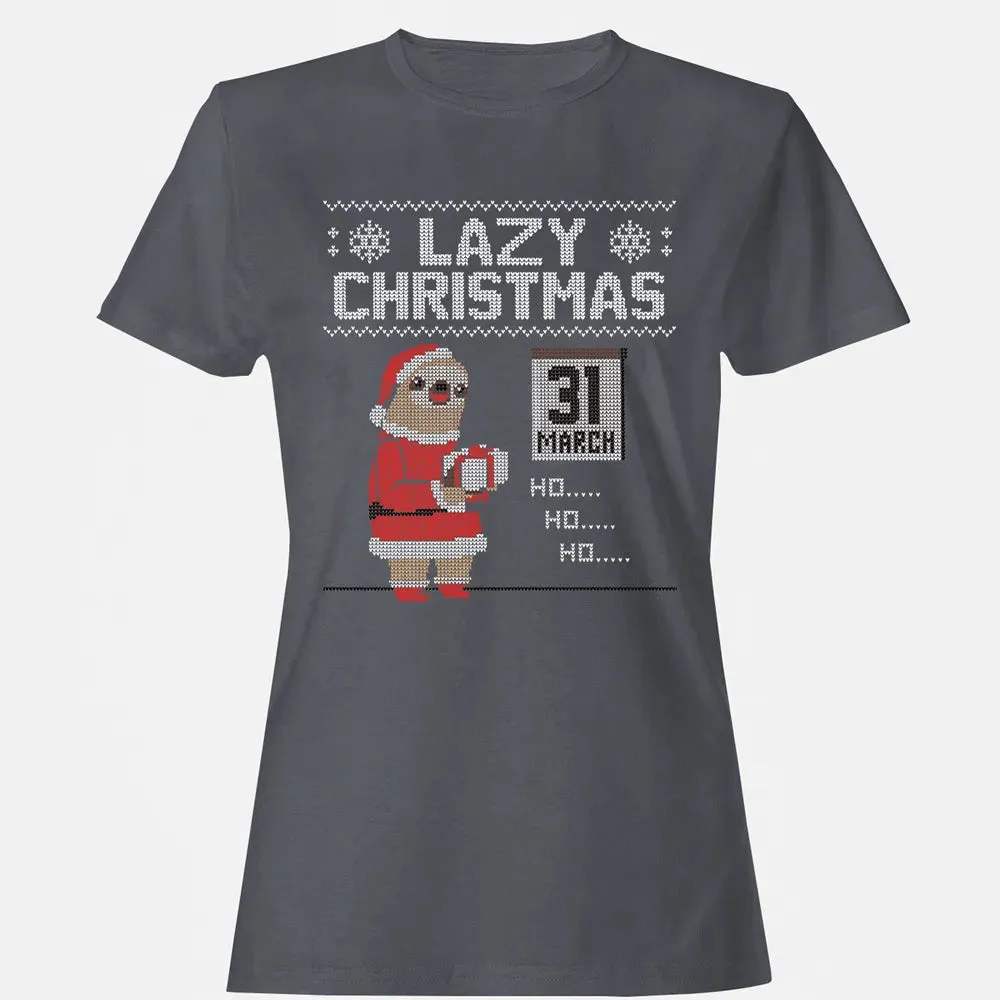 Lazy Christmas Women's T-shirt - 5