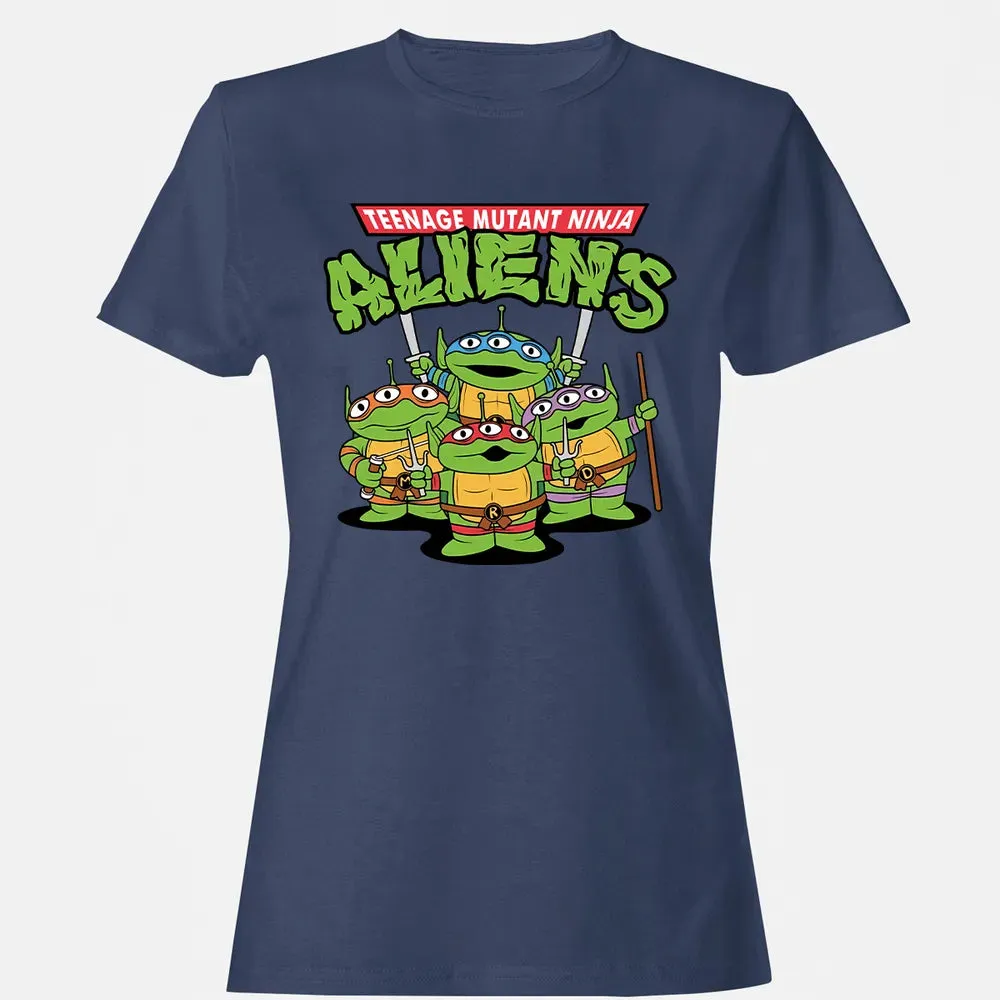 Ninja Aliens Women's T-shirt - 10