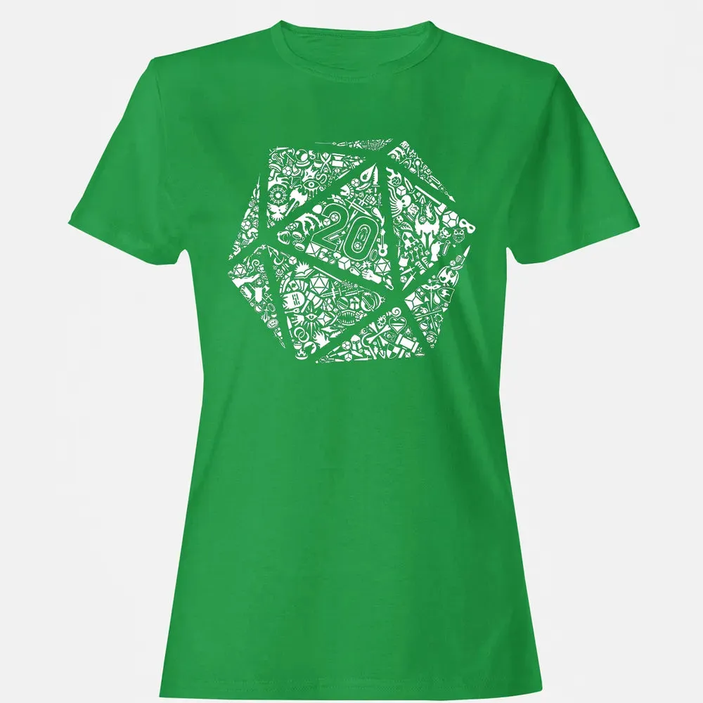 Mosaic D20 Women's T-shirt - 7