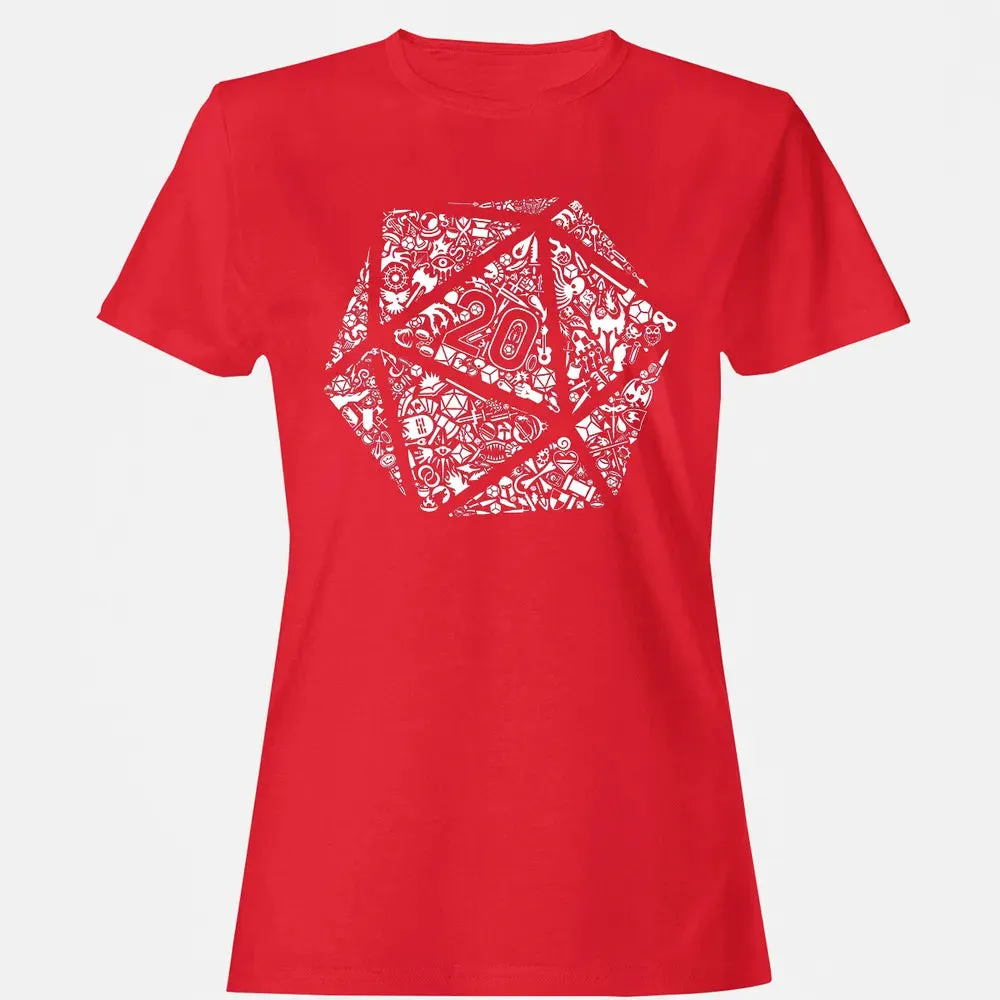 Mosaic D20 Women's T-shirt - 13