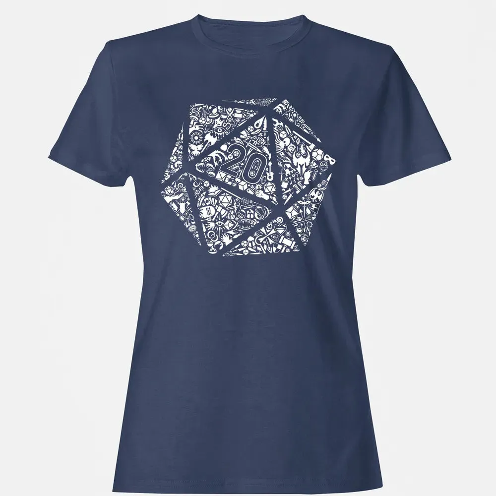 Mosaic D20 Women's T-shirt - 10
