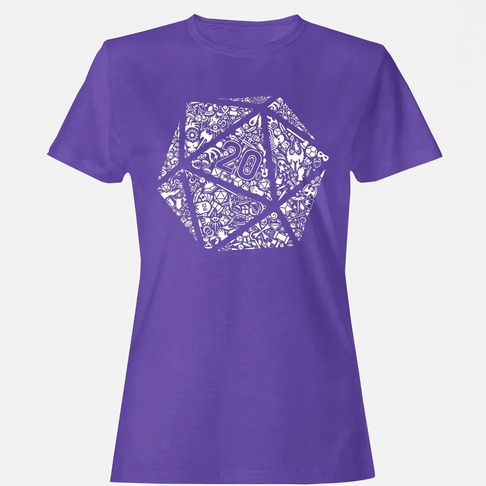 Mosaic D20 Women's T-shirt - 12