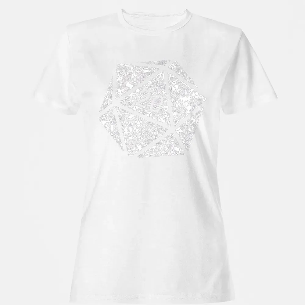 Mosaic D20 Women's T-shirt - 16