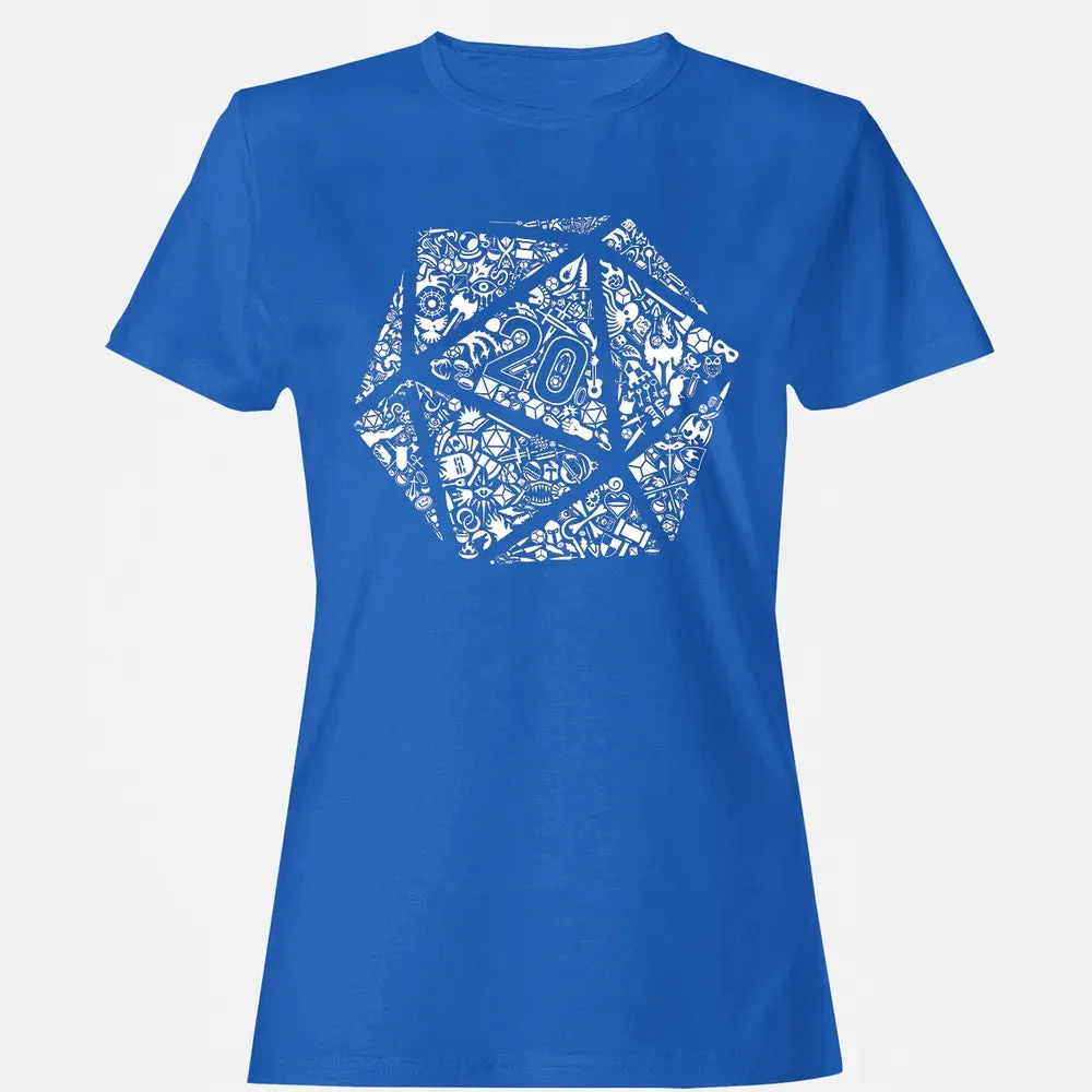 Mosaic D20 Women's T-shirt - 14