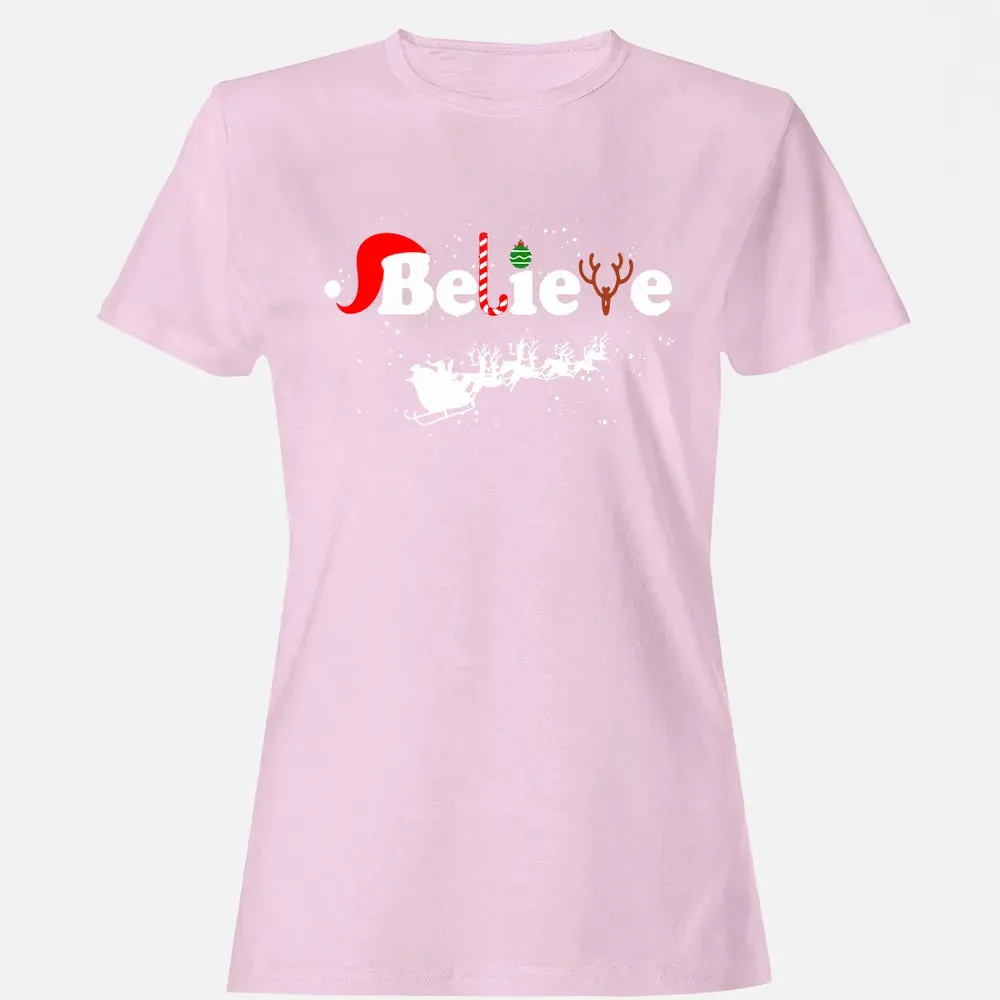 Believe in Santa Women's T-shirt - 9