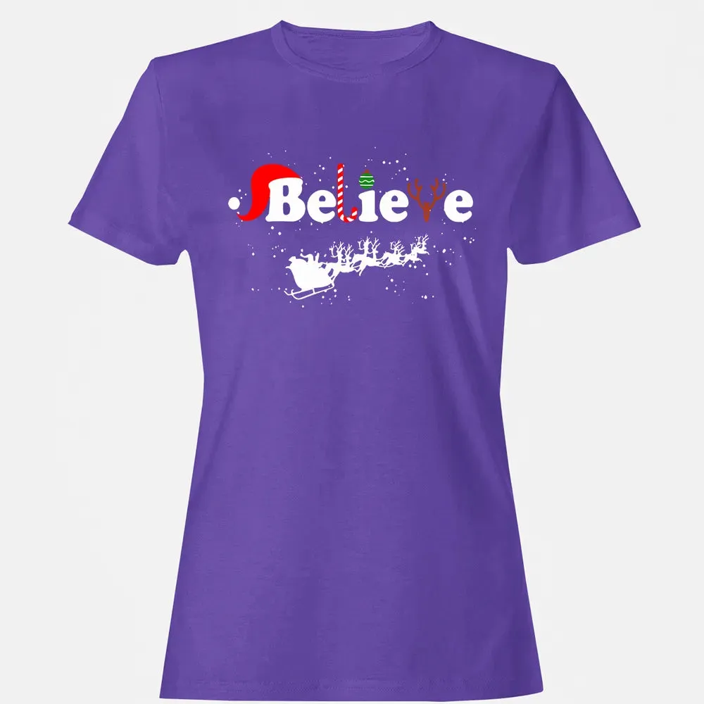 Believe in Santa Women's T-shirt - 12
