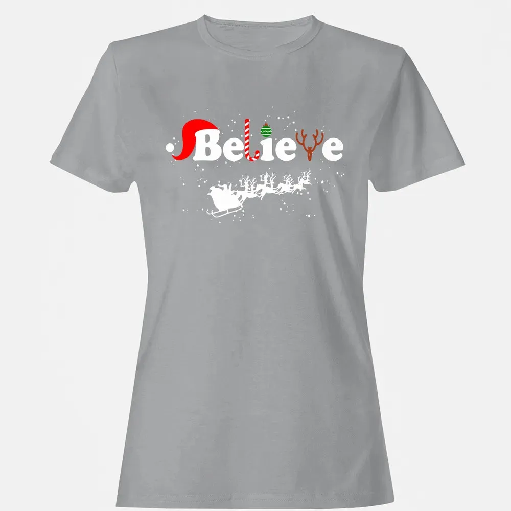 Believe in Santa Women's T-shirt - 15