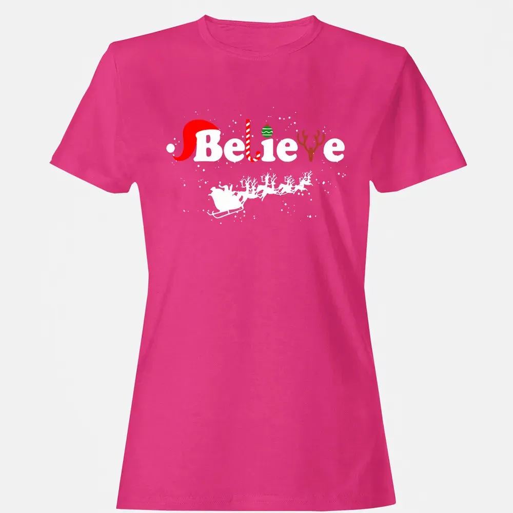 Believe in Santa Women's T-shirt - 6