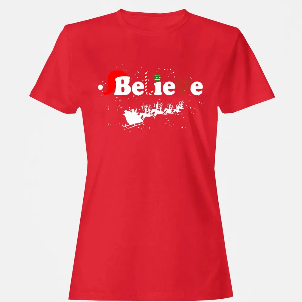 Believe in Santa Women's T-shirt - 13