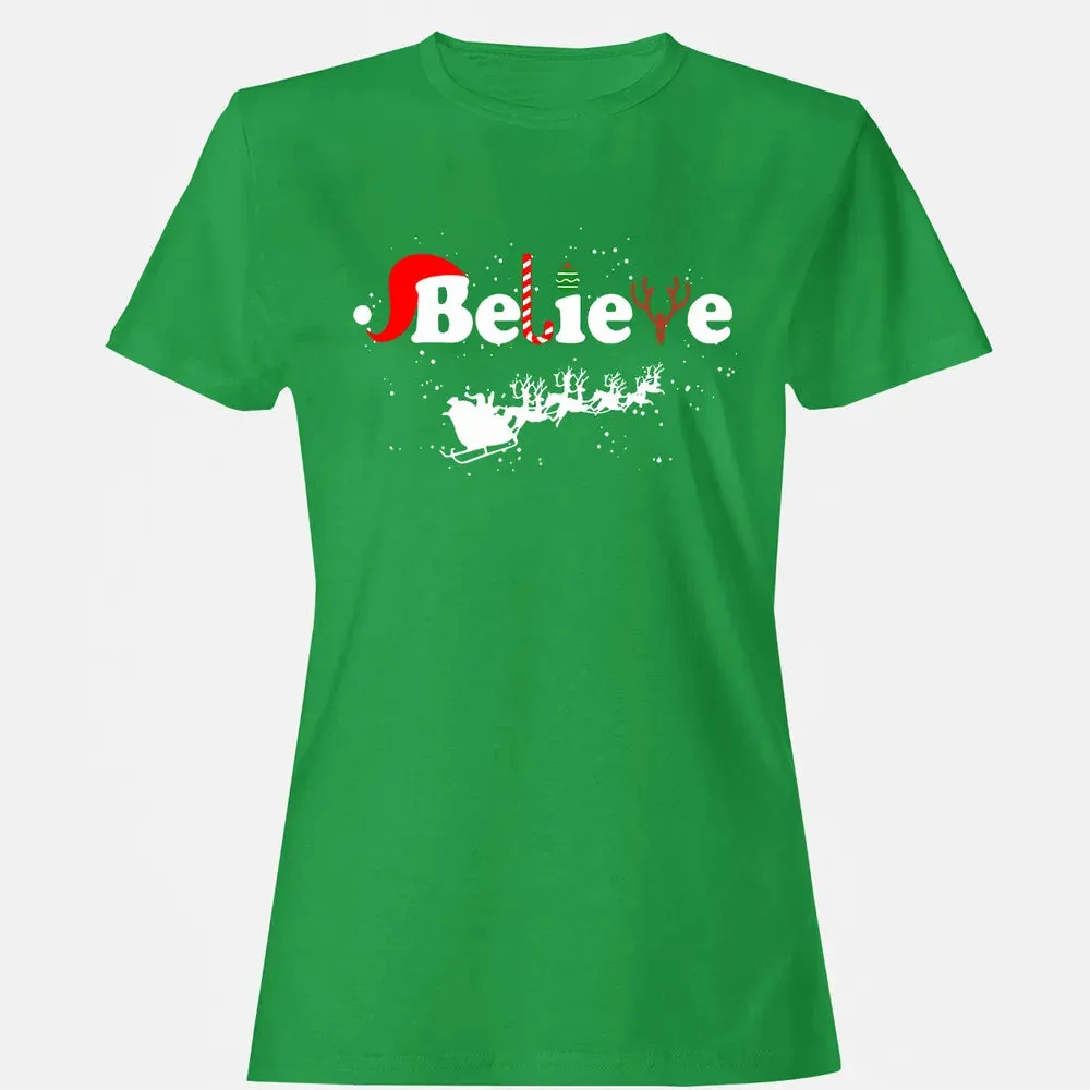 Believe in Santa Women's T-shirt - 7