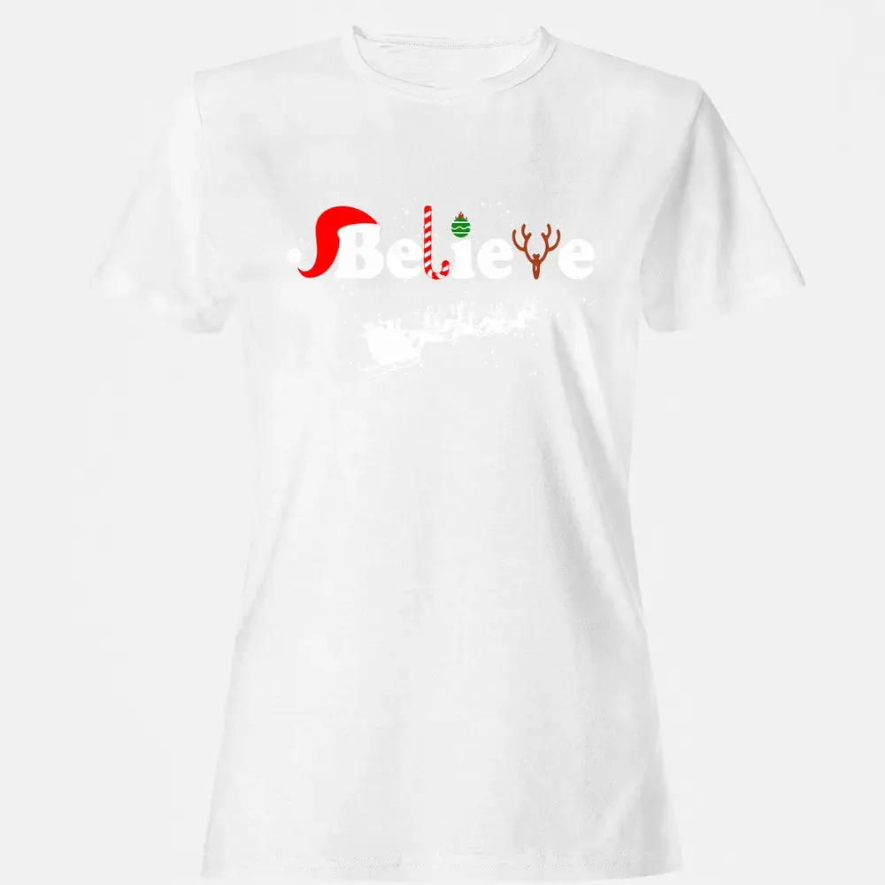 Believe in Santa Women's T-shirt - 16