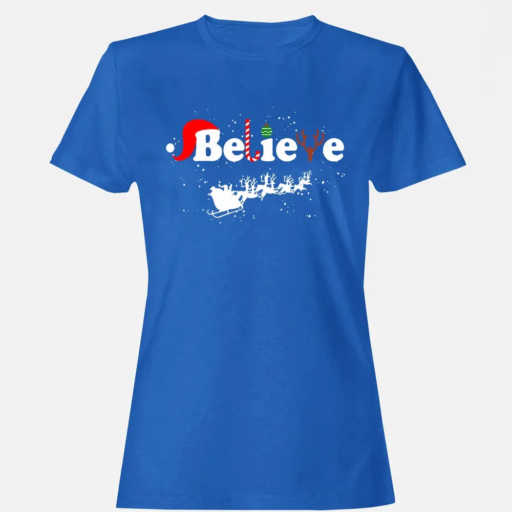 Believe in Santa Women's T-shirt - 14