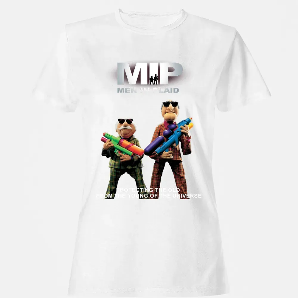 Men In Plaid Women's T-shirt - 16