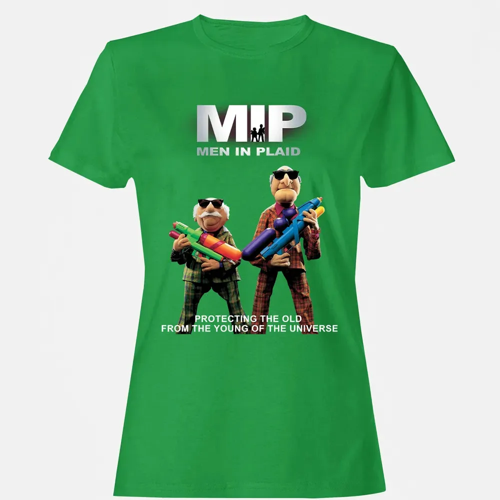 Men In Plaid Women's T-shirt - 7