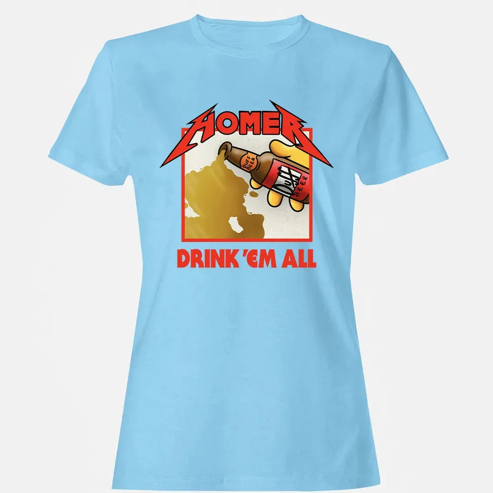 Drink 'Em All Women's T-shirt - 8