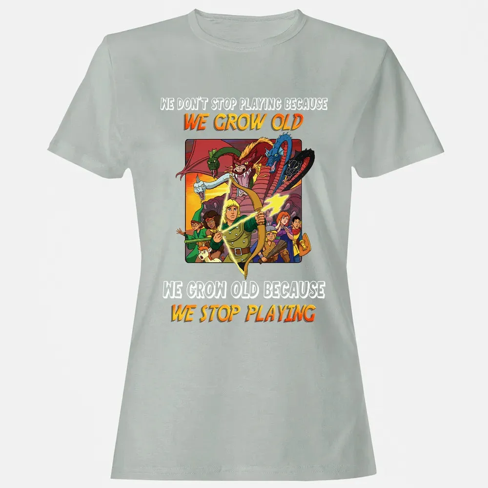 We Grow Old Because We Stop Playing Women's T-shirt - 2