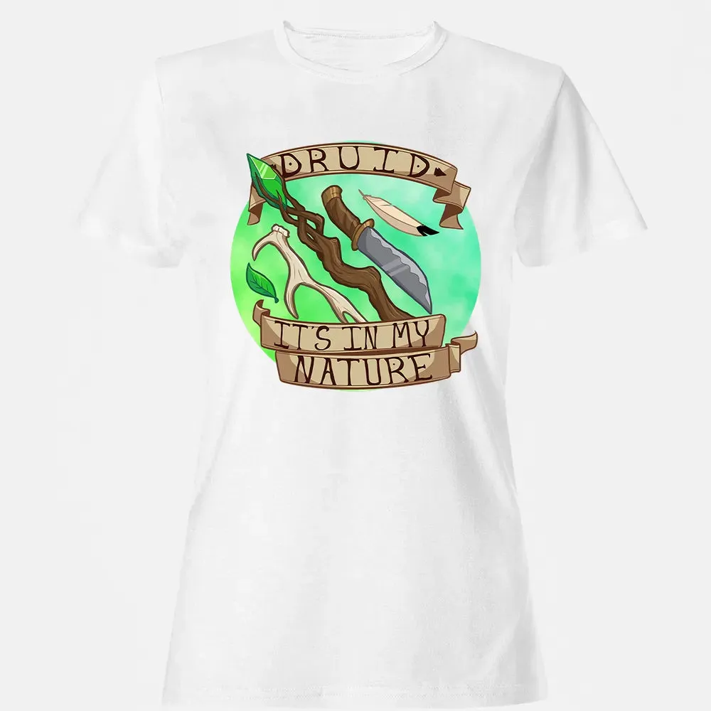 Druid   Its In My Nature Women's T-shirt - 16