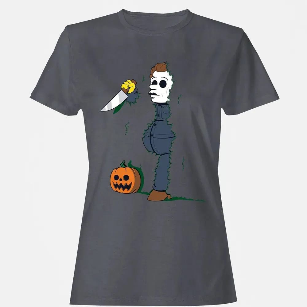 Mike in the bushes Women's T-shirt - 5