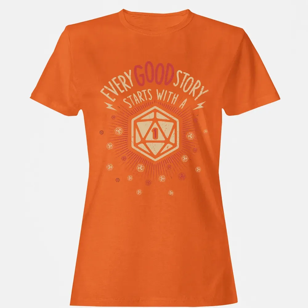 Good Story Starts With A 1 Women's T-shirt - 11