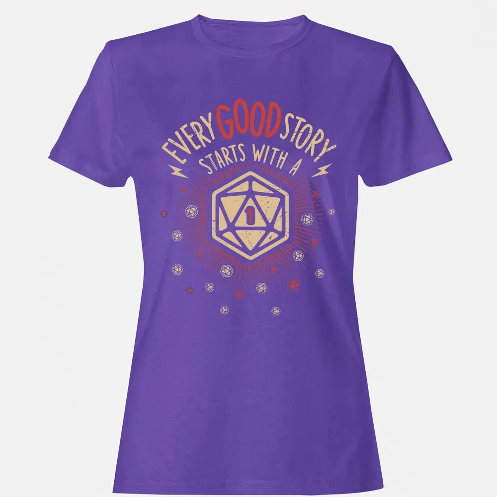 Good Story Starts With A 1 Women's T-shirt - 12