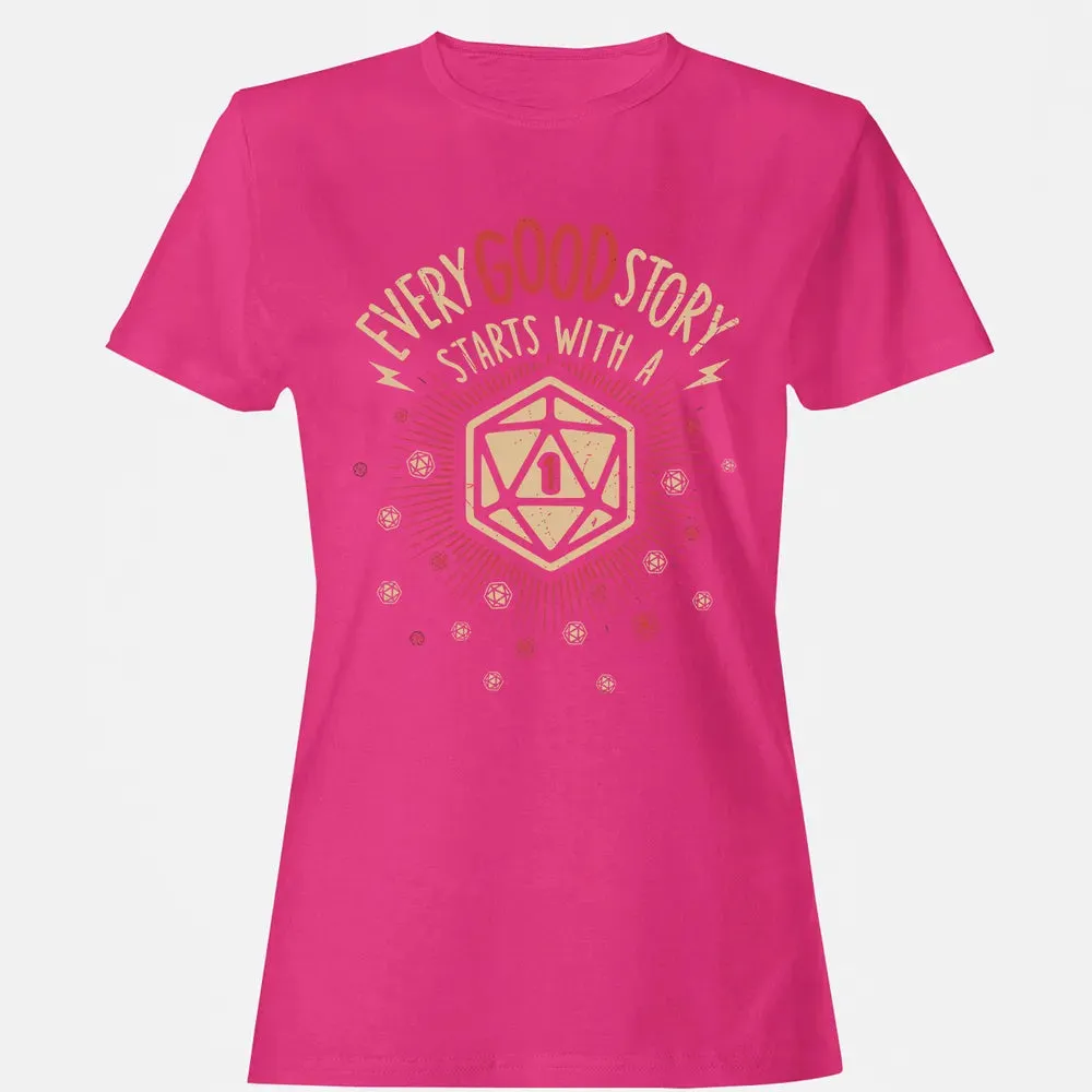 Good Story Starts With A 1 Women's T-shirt - 6