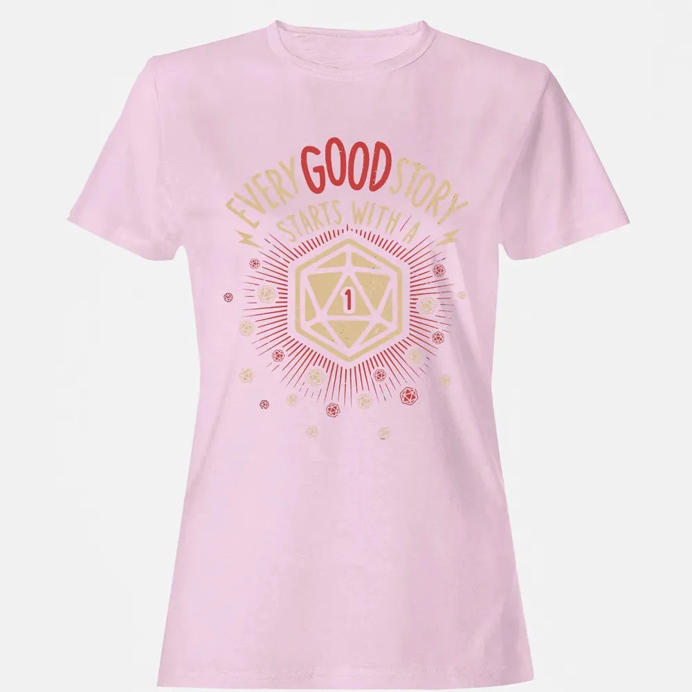 Good Story Starts With A 1 Women's T-shirt - 9