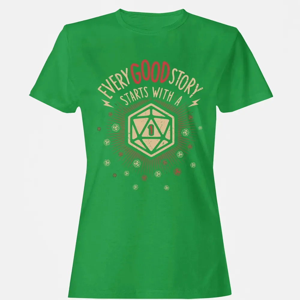 Good Story Starts With A 1 Women's T-shirt - 7