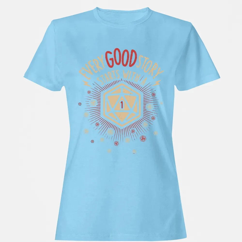 Good Story Starts With A 1 Women's T-shirt - 8