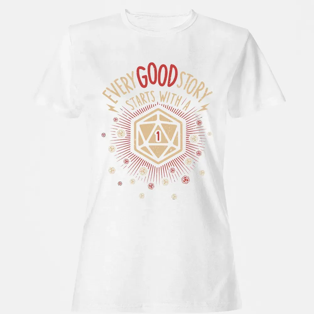 Good Story Starts With A 1 Women's T-shirt - 16