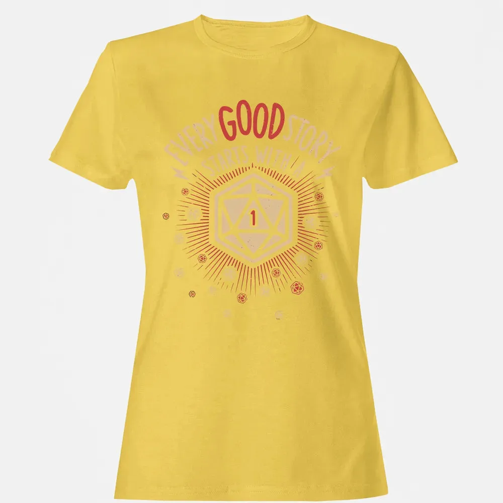 Good Story Starts With A 1 Women's T-shirt - 4