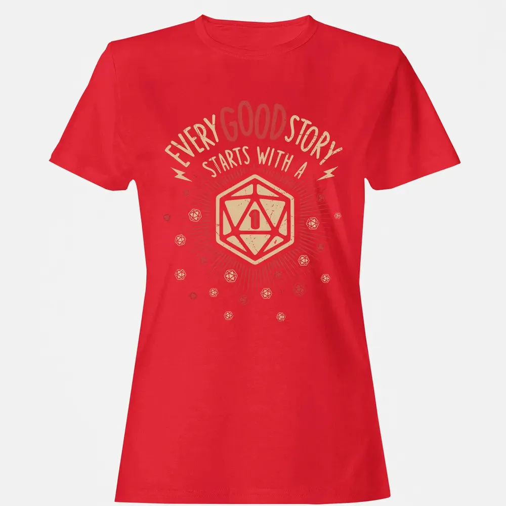 Good Story Starts With A 1 Women's T-shirt - 13
