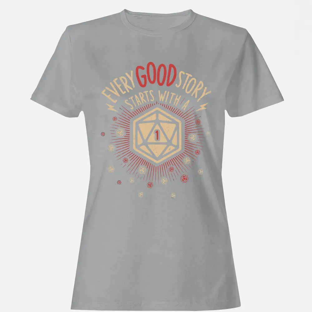 Good Story Starts With A 1 Women's T-shirt - 15