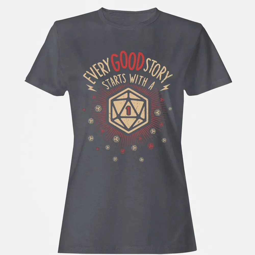 Good Story Starts With A 1 Women's T-shirt - 5