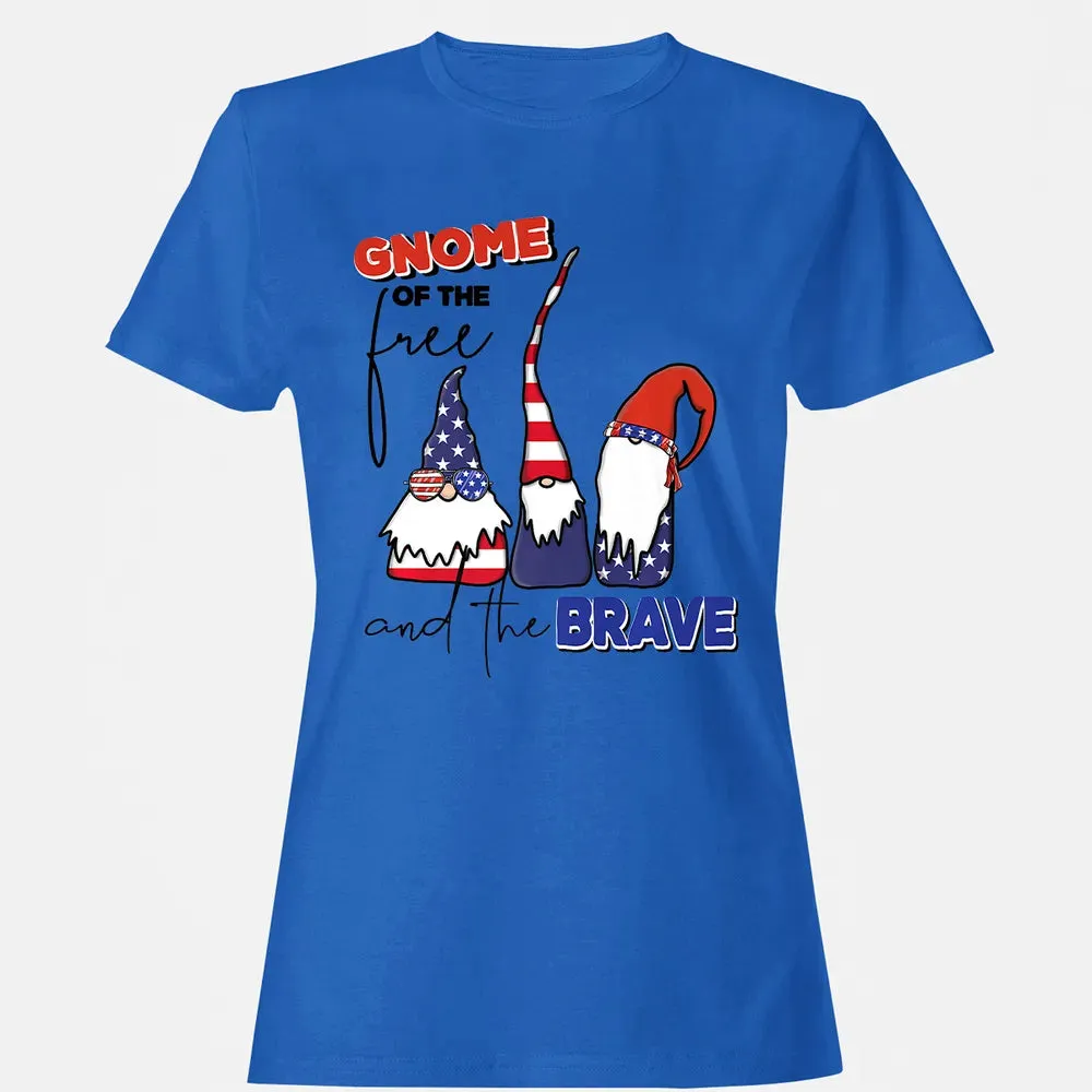 Gnome Of The Brave   Cute 4th of July s Premium Women's T-shirt - 14