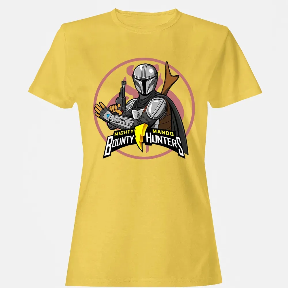 Mighty Mando Bounty Hunters Women's T-shirt - 4