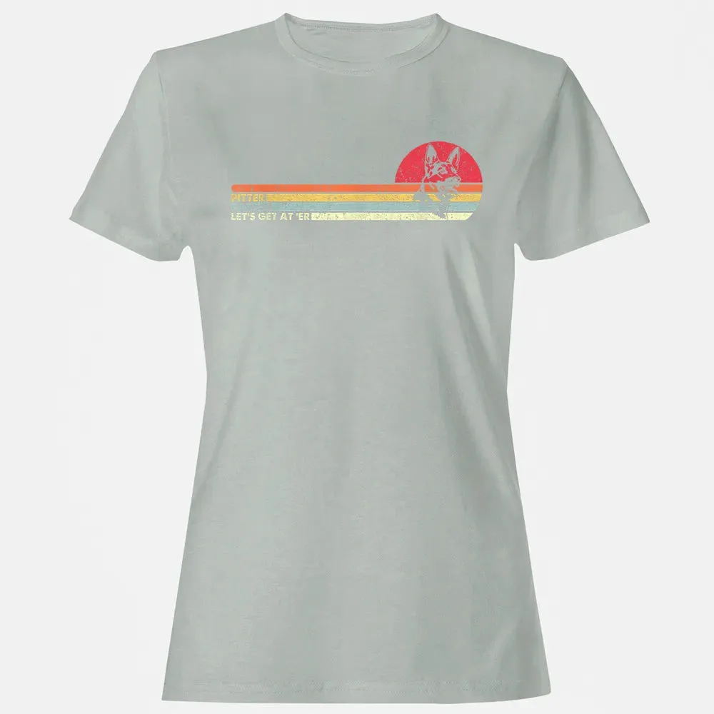 German Shepherd Dog Funny Vintage Women's T-shirt - 2
