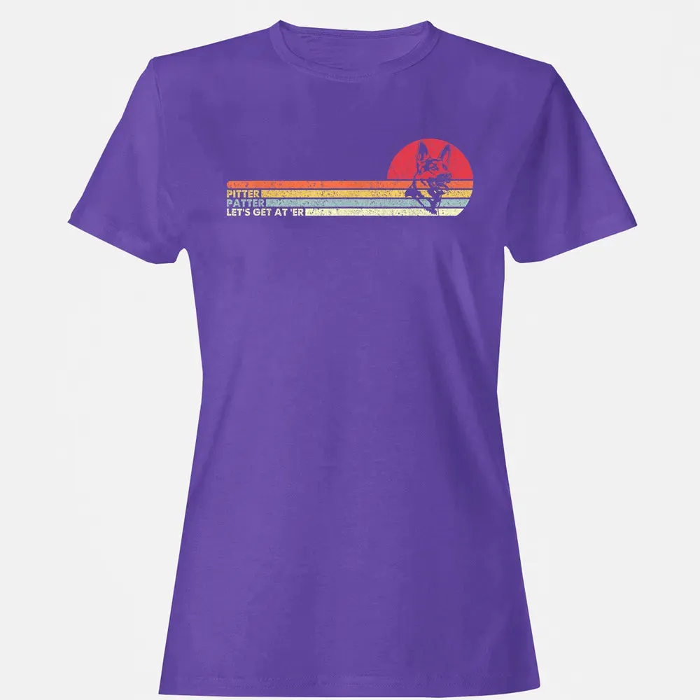 German Shepherd Dog Funny Vintage Women's T-shirt - 12