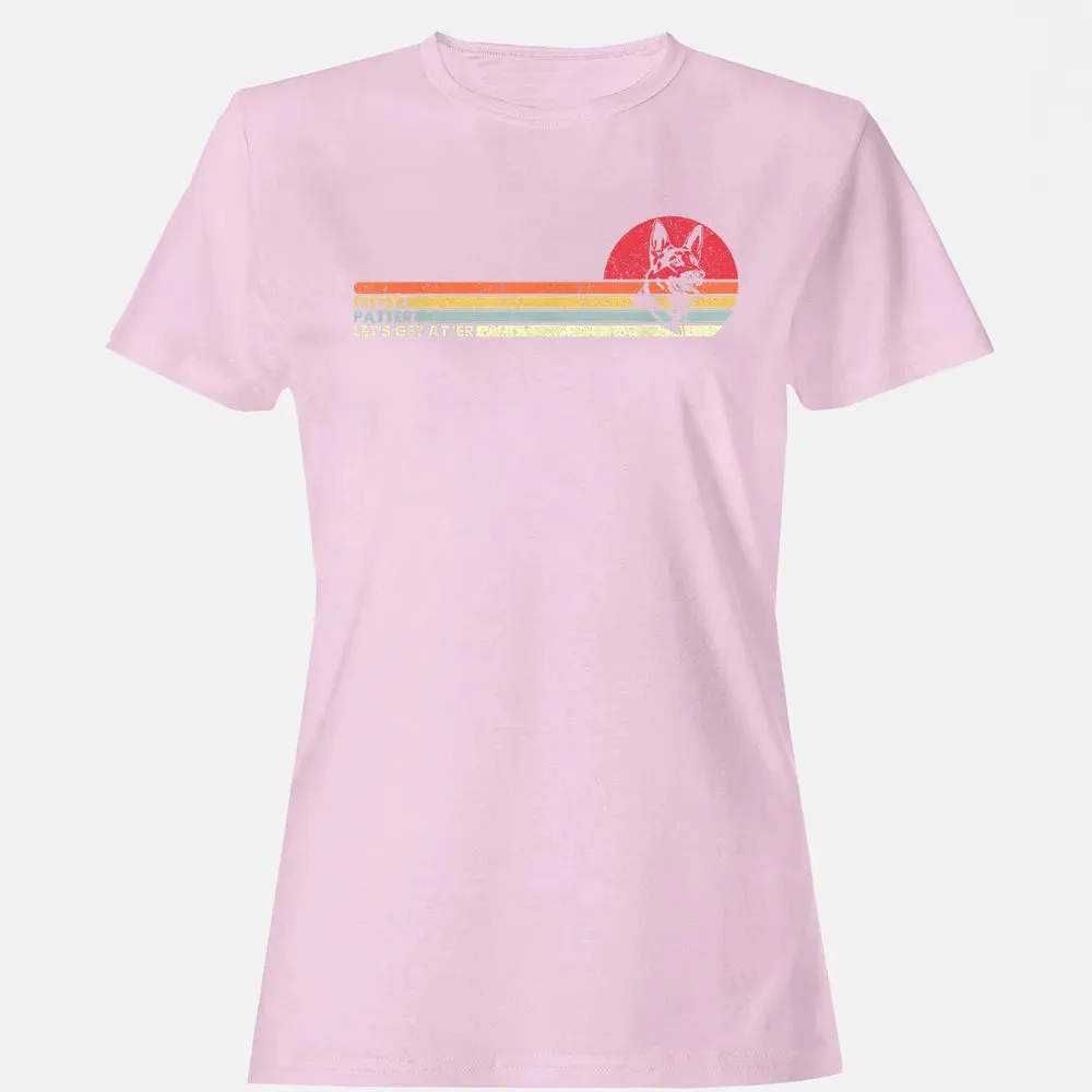 German Shepherd Dog Funny Vintage Women's T-shirt - 9