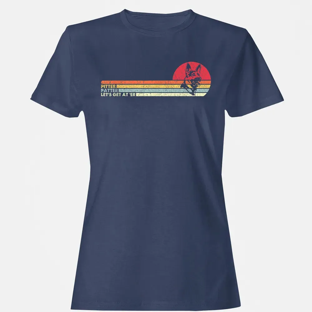 German Shepherd Dog Funny Vintage Women's T-shirt - 10