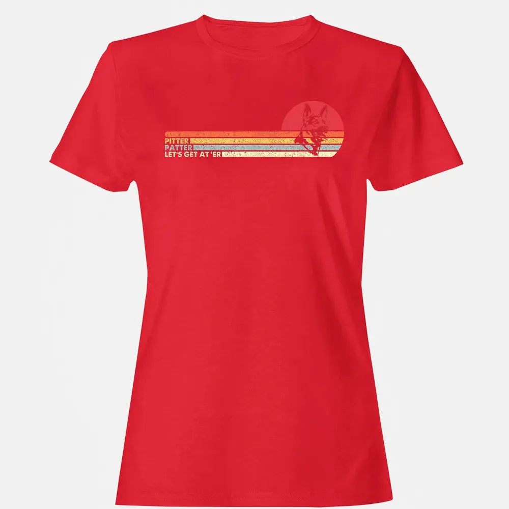 German Shepherd Dog Funny Vintage Women's T-shirt - 13