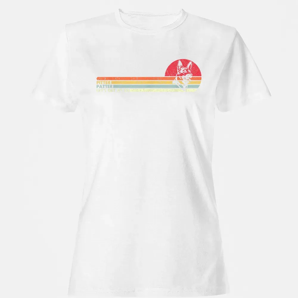 German Shepherd Dog Funny Vintage Women's T-shirt - 16