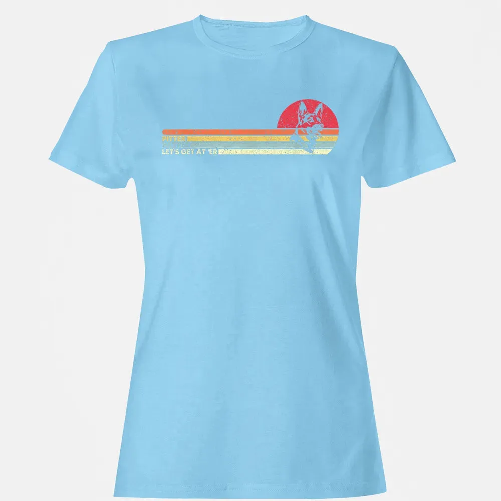 German Shepherd Dog Funny Vintage Women's T-shirt - 8