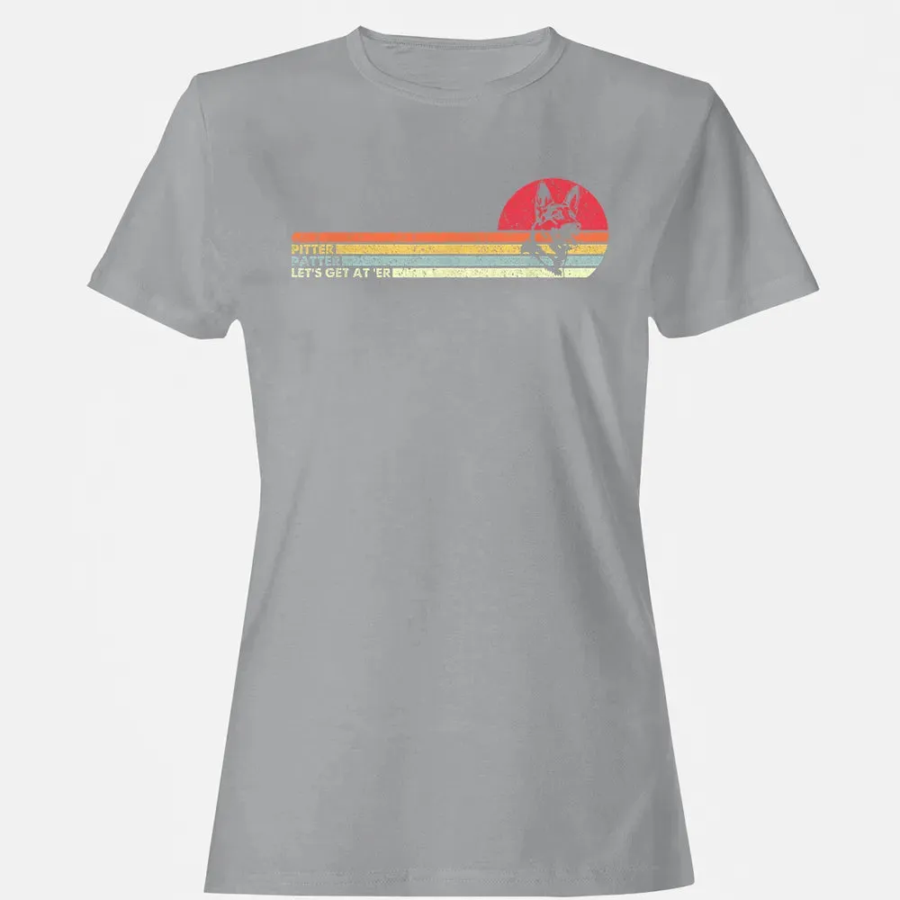 German Shepherd Dog Funny Vintage Women's T-shirt - 15