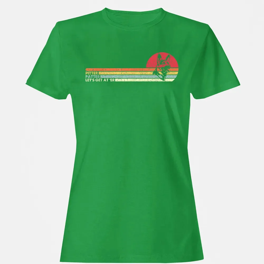 German Shepherd Dog Funny Vintage Women's T-shirt - 7