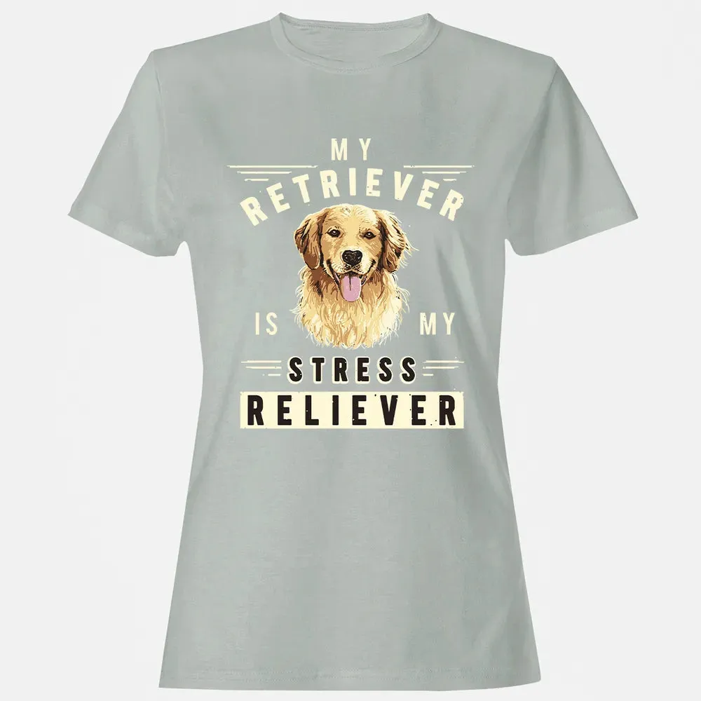 My Retriever Is My Stress Reliever Women's T-shirt - 2