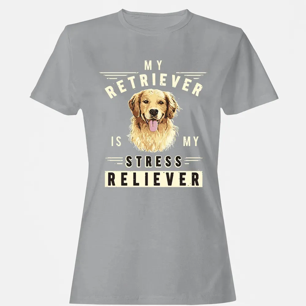 My Retriever Is My Stress Reliever Women's T-shirt - 15
