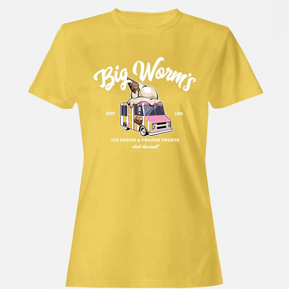 Big Worm Ice Cream Women's T-shirt - 4